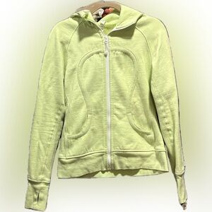 Lime Green Lululemon Scuba Hoodie Jacket
